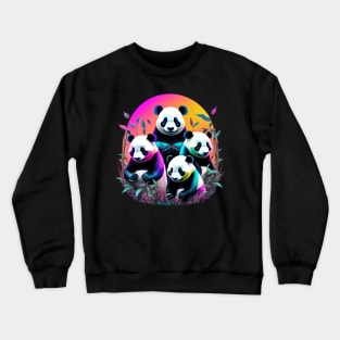 Panda Vibes Crewneck Sweatshirt